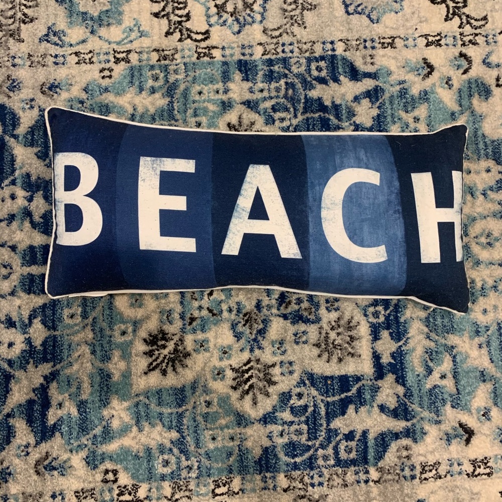 Beach Throw Pillow